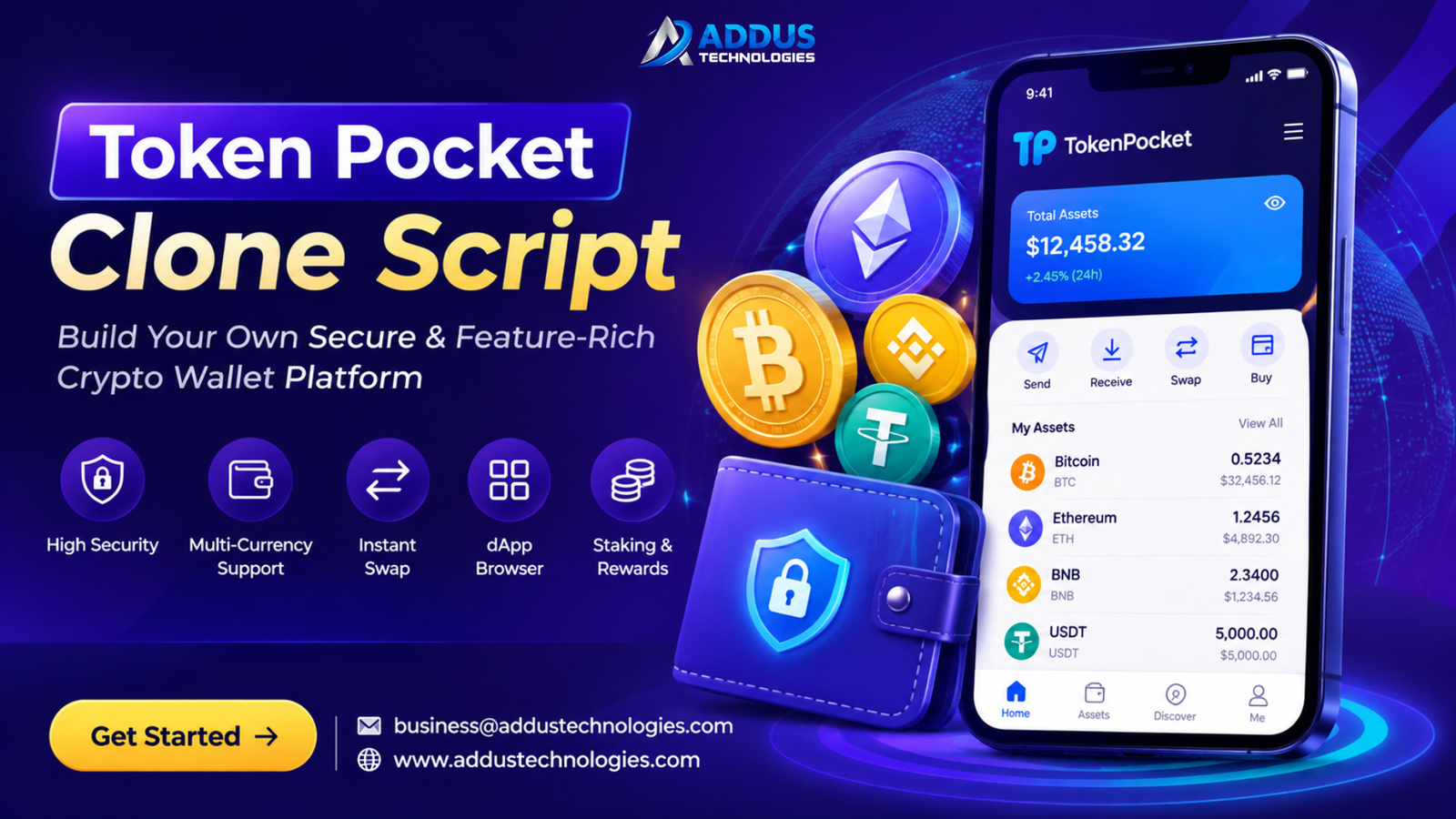 Token Pocket Clone Script: Orchestrating Multi-Chain Assets and dApp Connectivity